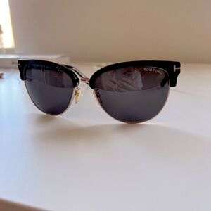 Tom Ford Black Cat-Eye Sunglasses